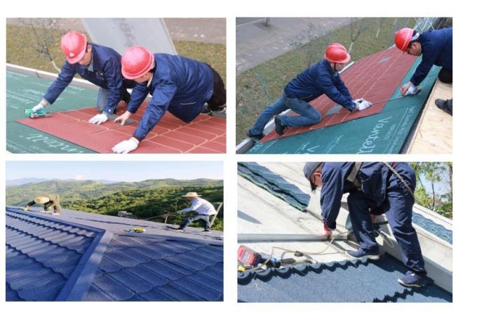 Factory Direct Sell Fire Resistant Asphalt Stone Coated Roof Tile