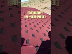 繊維ガラス アスファルト 石 屋根 飾り 商用用